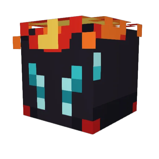 Fortnitcoolkidz Minecraft avatar head, 3D render