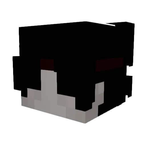 Fortnite30 Minecraft avatar head, 3D render