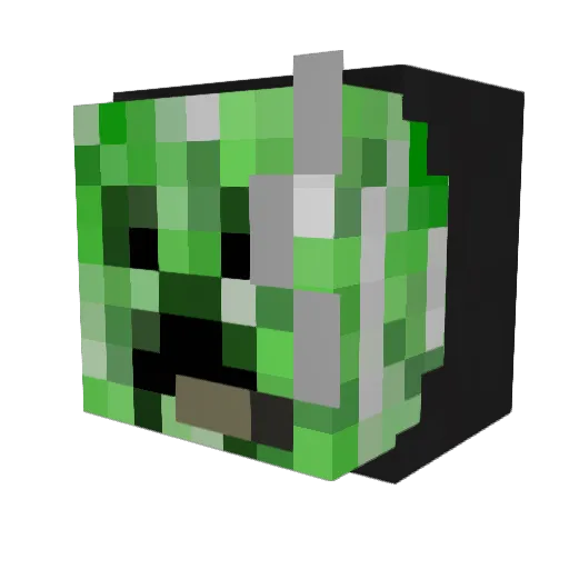 FortniteDeidad_ Minecraft avatar head, 3D render