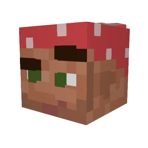 FortniteJesus Minecraft avatar head, 3D render
