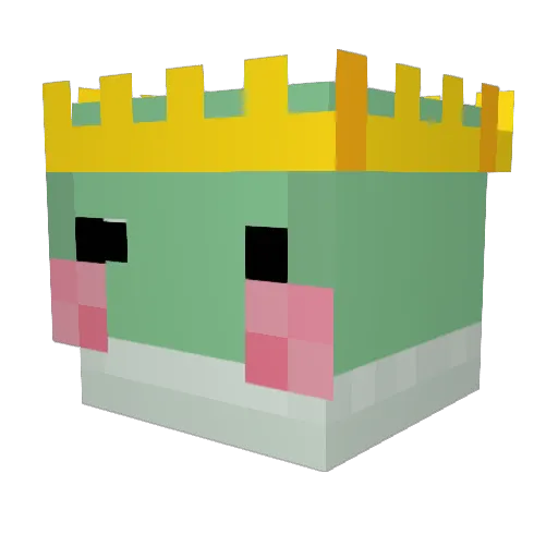 FortnitepIayer Minecraft avatar head, 3D render