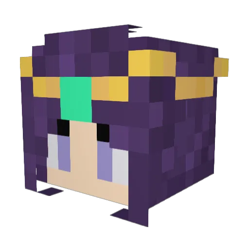 FortressmasoN Minecraft avatar head, 3D render