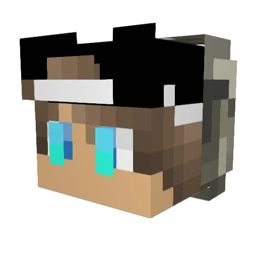 Fortunas_Kind Minecraft avatar head, 3D render