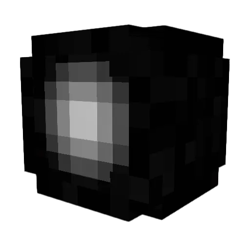 Forturian Minecraft avatar head, 3D render