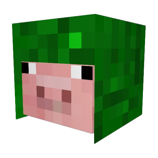 ForumAccount Minecraft avatar head, 3D render