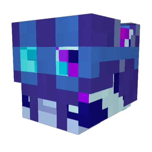 Forvardo Minecraft avatar head, 3D render