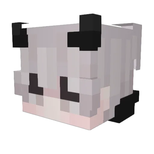 ForwardDawn Minecraft avatar head, 3D render