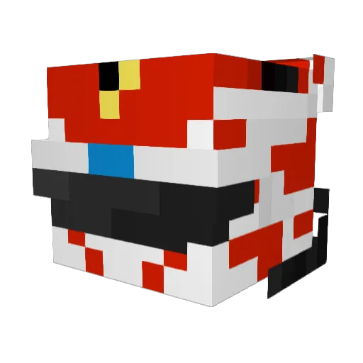 Forza_Ferrari16 Minecraft avatar head, 3D render