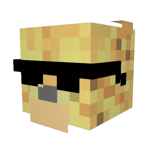 Forzagamer1552 Minecraft avatar head, 3D render