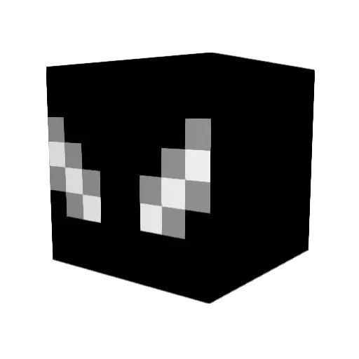 Forzergot Minecraft avatar head, 3D render