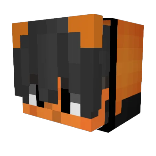 Fosco67 Minecraft avatar head, 3D render