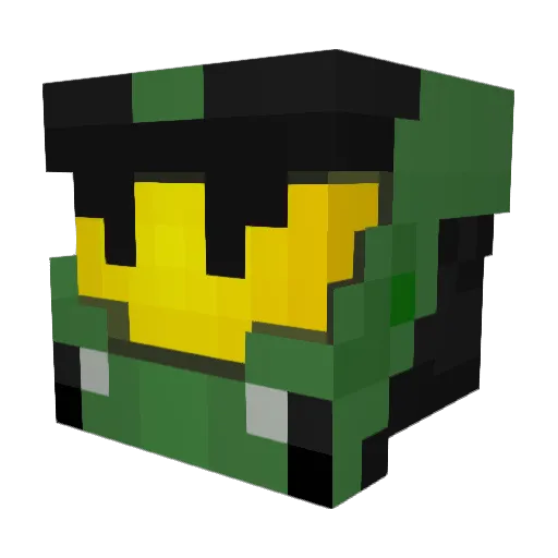 Foster66 Minecraft avatar head, 3D render