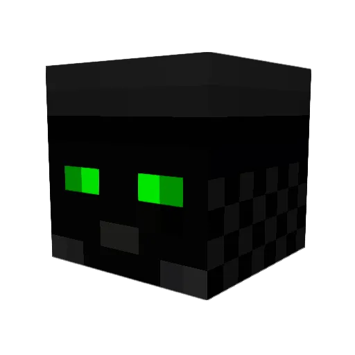 FosterCoxx Minecraft avatar head, 3D render