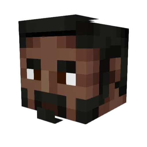 FosterFir3 Minecraft avatar head, 3D render