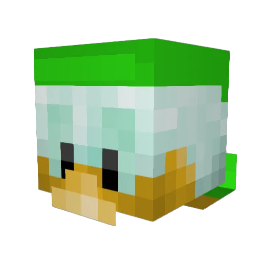 Fosterboy18 Minecraft avatar head, 3D render