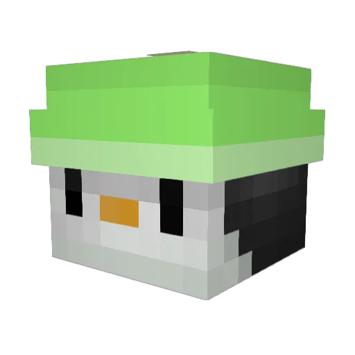 FotoDeAnjoReal Minecraft avatar head, 3D render