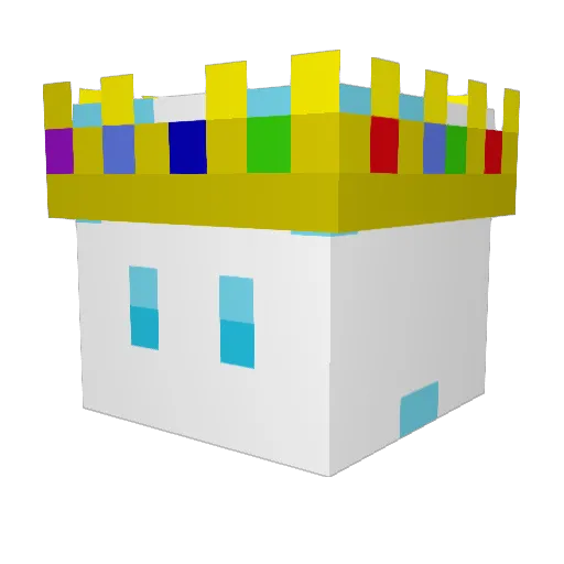 Found_Kitty Minecraft avatar head, 3D render