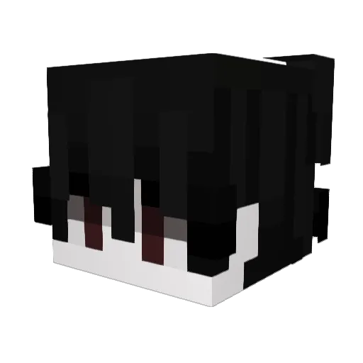 Four6ix Minecraft avatar head, 3D render