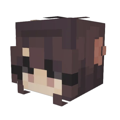 FourClover80303 Minecraft avatar head, 3D render
