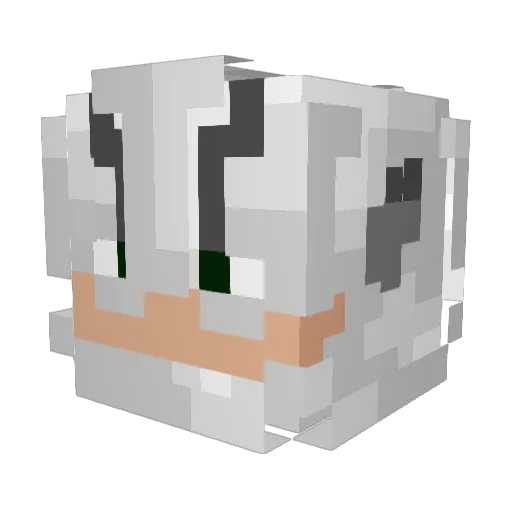 FourLokos Minecraft avatar head, 3D render