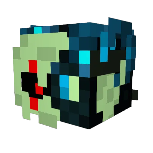 FourRex47575512 Minecraft avatar head, 3D render
