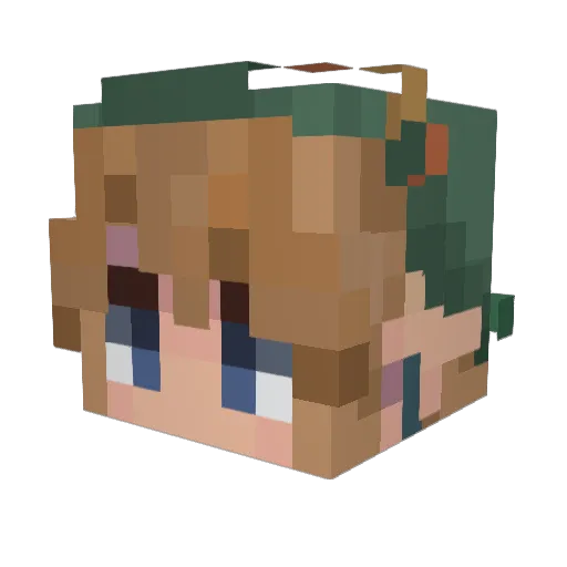 Foureyes_90210 Minecraft avatar head, 3D render