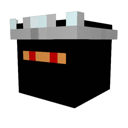 Fourlom123 Minecraft avatar head, 3D render