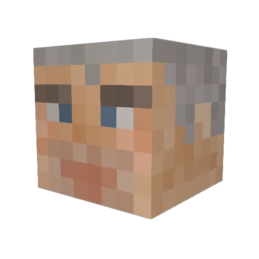 Fourskinfairyy Minecraft avatar head, 3D render