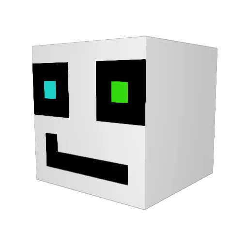 FourthHorseman Minecraft avatar head, 3D render