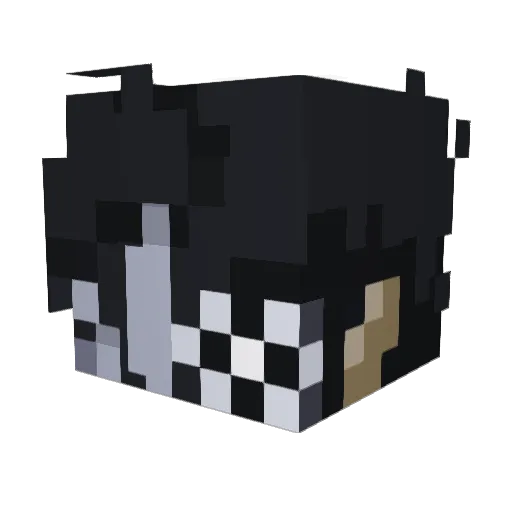 FourththeFourth Minecraft avatar head, 3D render