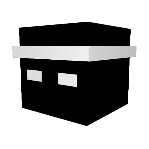 Fousek_ Minecraft avatar head, 3D render