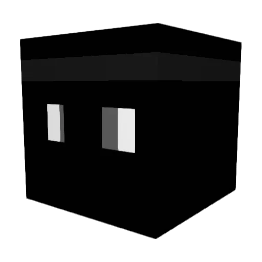 FouuL Minecraft avatar head, 3D render
