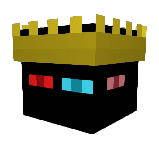 Fouz1 Minecraft avatar head, 3D render