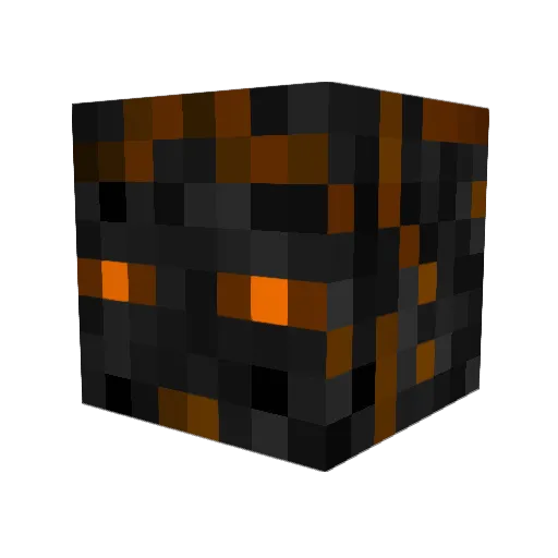 Fouzy Minecraft avatar head, 3D render