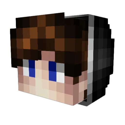 Fovios2 Minecraft avatar head, 3D render