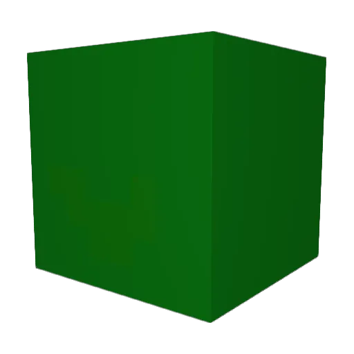FowestGween Minecraft avatar head, 3D render