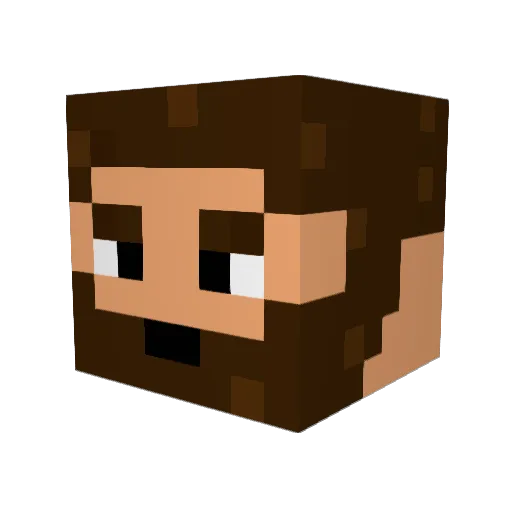 FowlerNoah Minecraft avatar head, 3D render