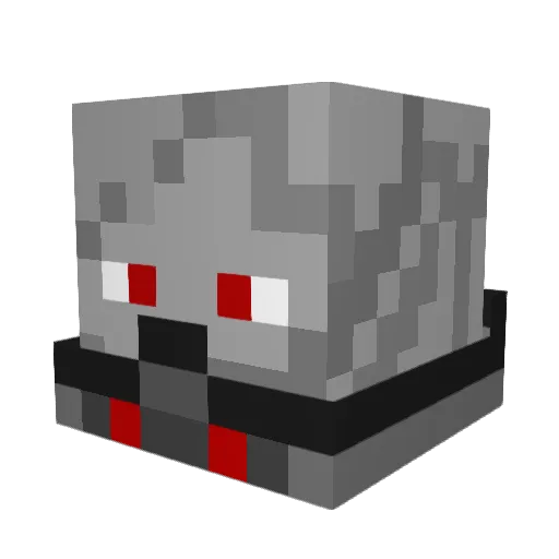 FoxFreeze17 Minecraft avatar head, 3D render
