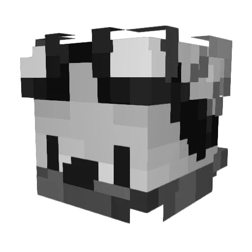 FoxGoesBrrr Minecraft avatar head, 3D render