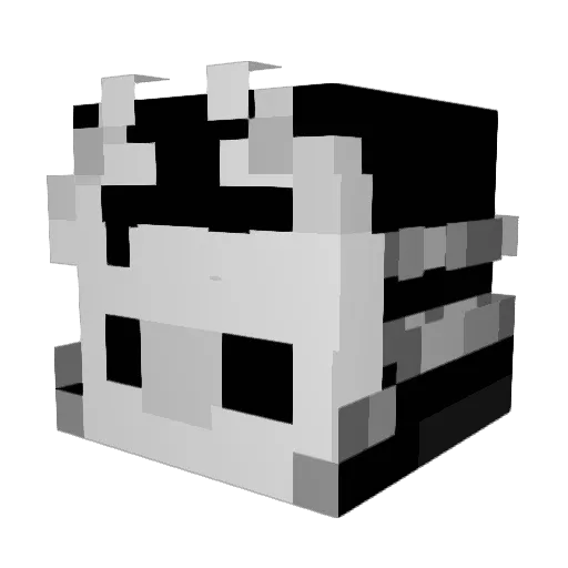 FoxTV342 Minecraft avatar head, 3D render