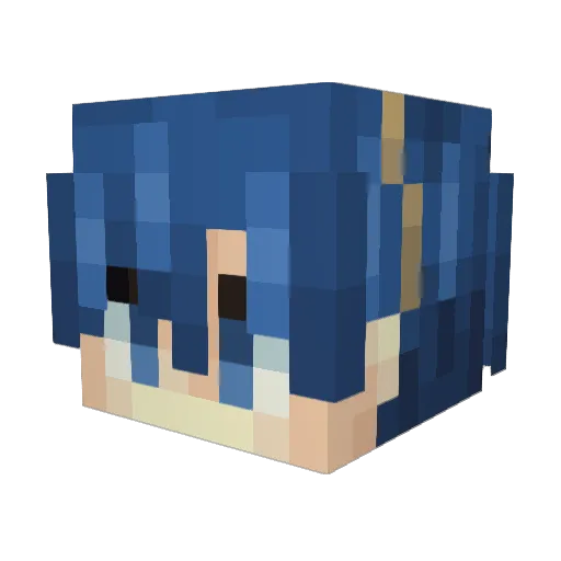 FoxTrot9269 Minecraft avatar head, 3D render