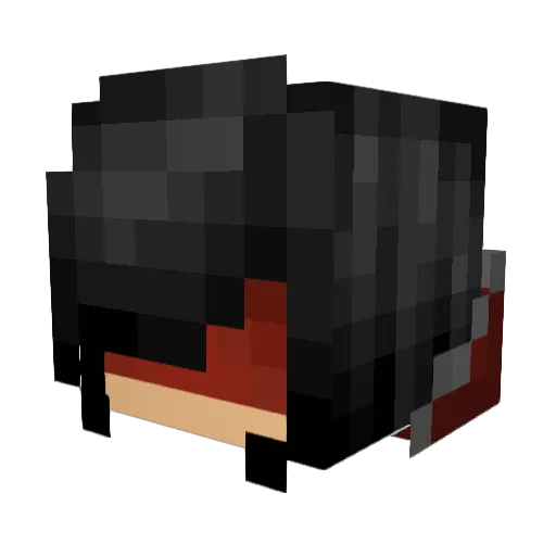 FoxZ737 Minecraft avatar head, 3D render
