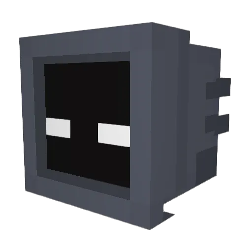 Fox_lover07 Minecraft avatar head, 3D render