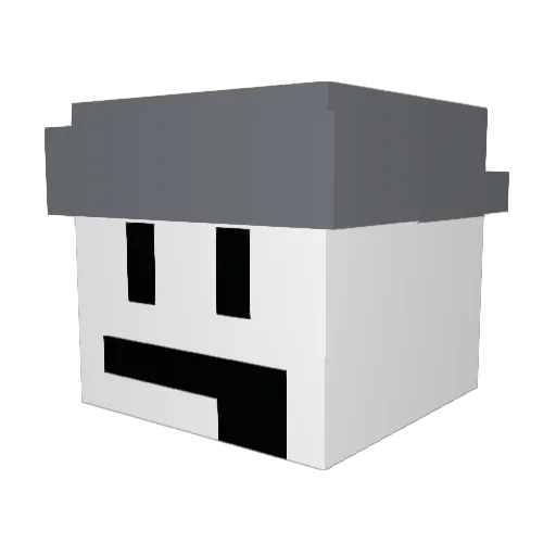 Foxer561282 Minecraft avatar head, 3D render