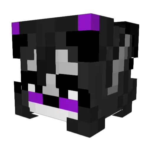 Foxevy Minecraft avatar head, 3D render
