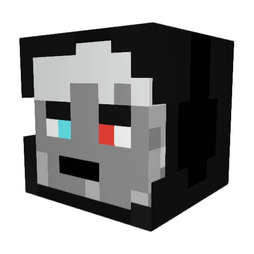 FoxiShow880 Minecraft avatar head, 3D render