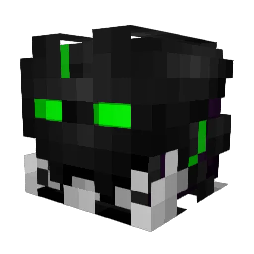 Foxire6341 Minecraft avatar head, 3D render