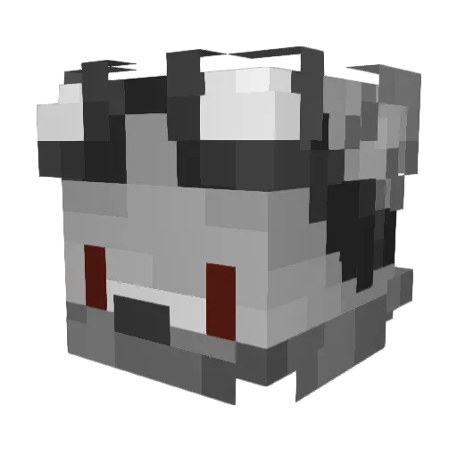 Foxpen146 Minecraft avatar head, 3D render