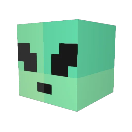 Foxtrot_lX Minecraft avatar head, 3D render