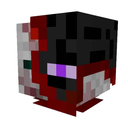 Foxwarrior282 Minecraft avatar head, 3D render